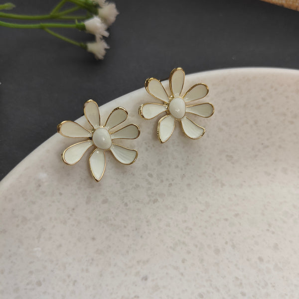 Gia Floral Stud Earring