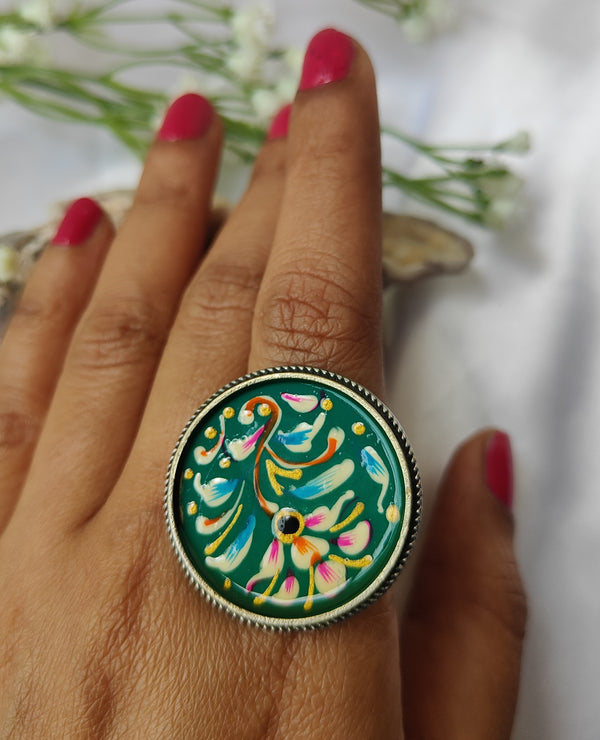 Alia Hand Painted Replica Ring