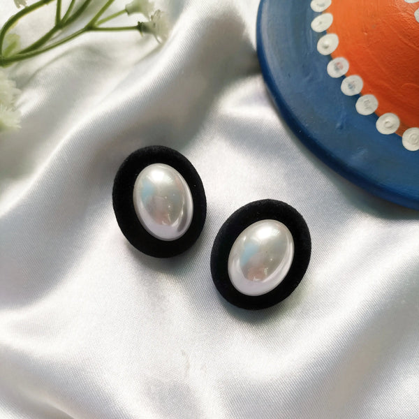 Gia Big Pearl Studs