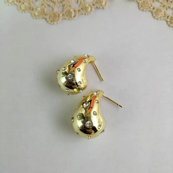 Gia Shimmering Teardrop Earrings