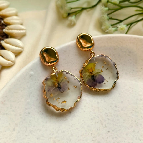 Gia Resin Yellow Color Earring