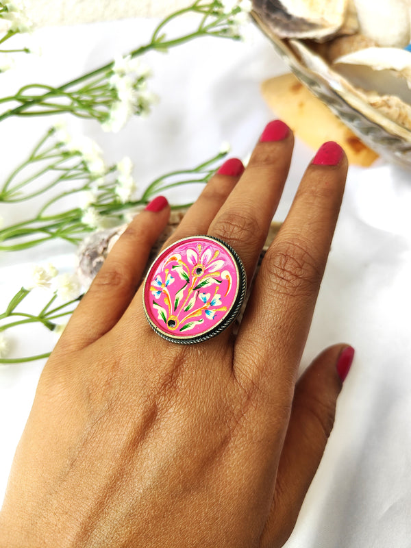 Alia Hand Painted Replica Ring