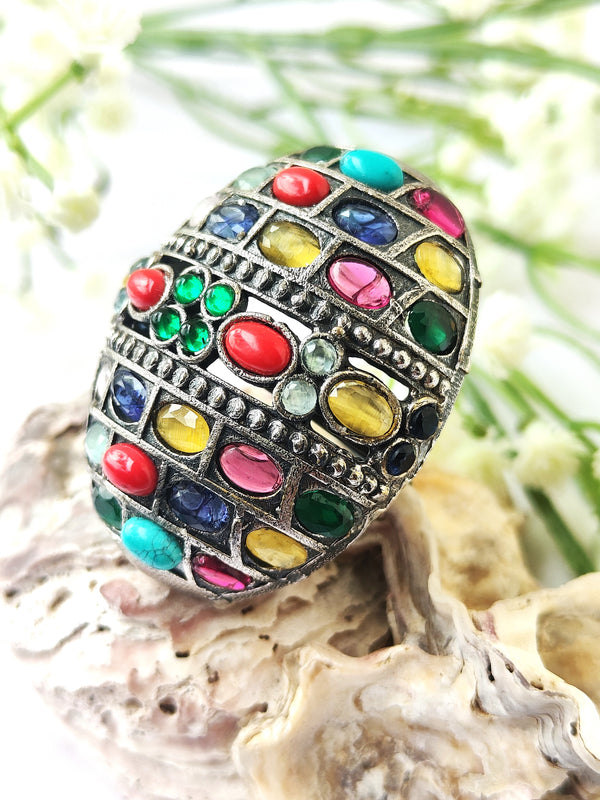 Alia Big Statement Finger Rings