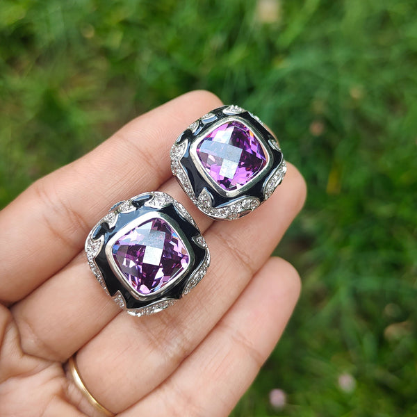 Kiara Premium American Diamond Stud Earrings