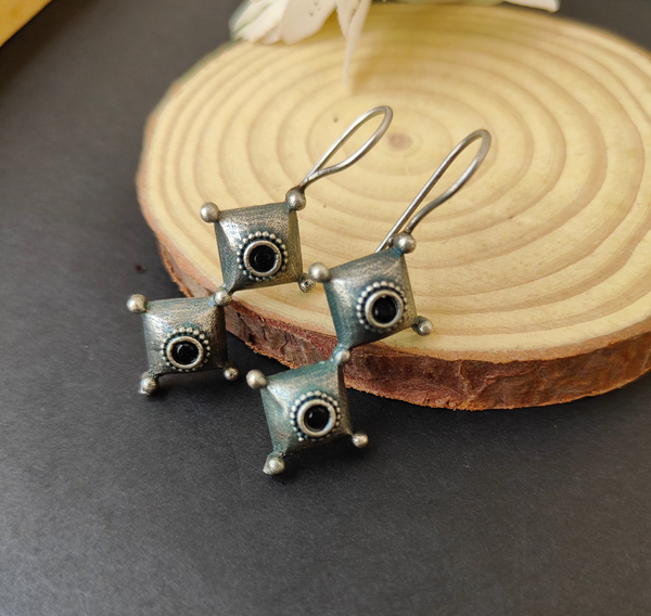 Diya Ruby Color Hoops Earring