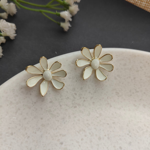 Gia Floral Stud Earring