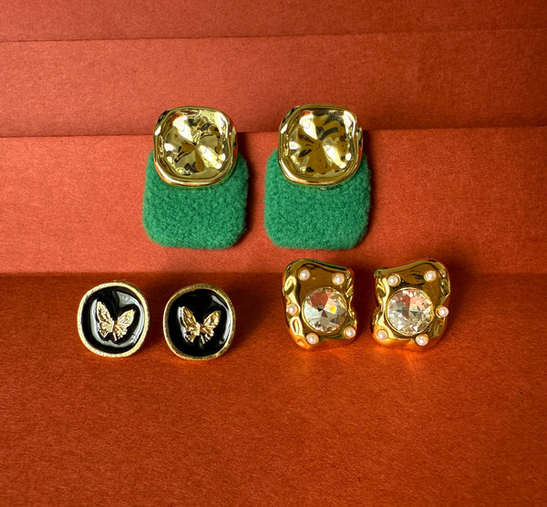 Gia Vintage Look Western Earrings Combo