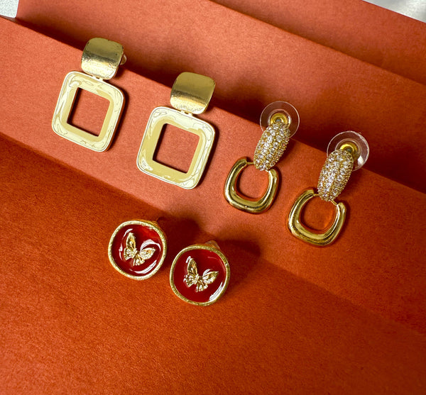 Gia Combo Western Earrings