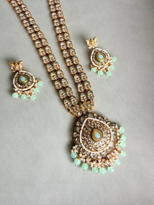 Adhira Premium Long Kundan Necklace
