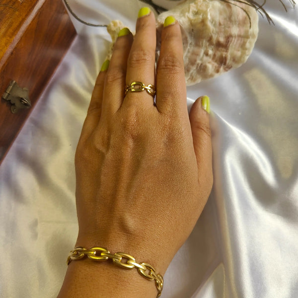 Kala Anti Tarnish Kada With Ring