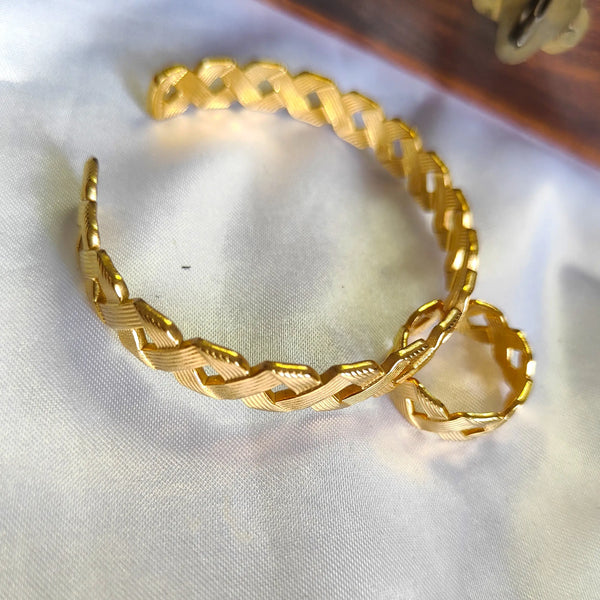 Kala Anti Tarnish Kada With Ring
